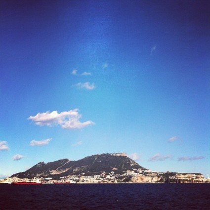 The Rock of Gibraltar.