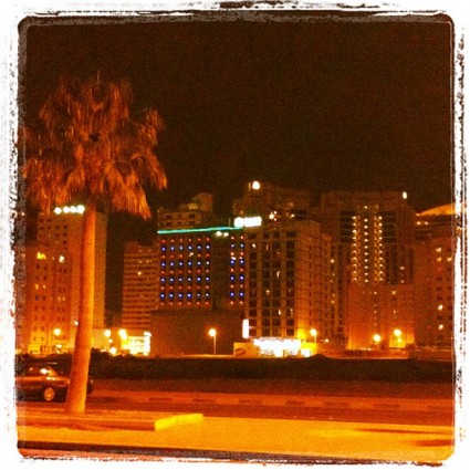 Bahrain at night.