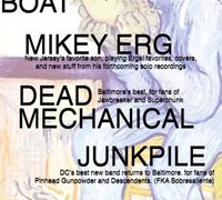 Mikey Erg, Dead Mechanical & More @ Charm City Art Space Tonight